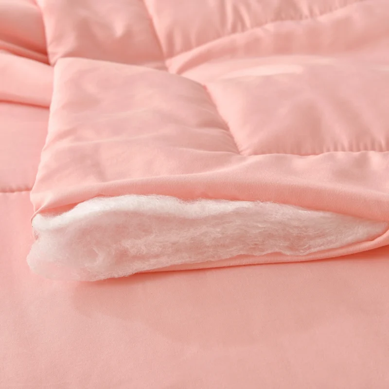 7 Pieces Comforters Queen Size Bed All Season Bedding Sets Bed in a Bag with Comforter, Sheets, Pillowcases & Shams, Pink - Image 6