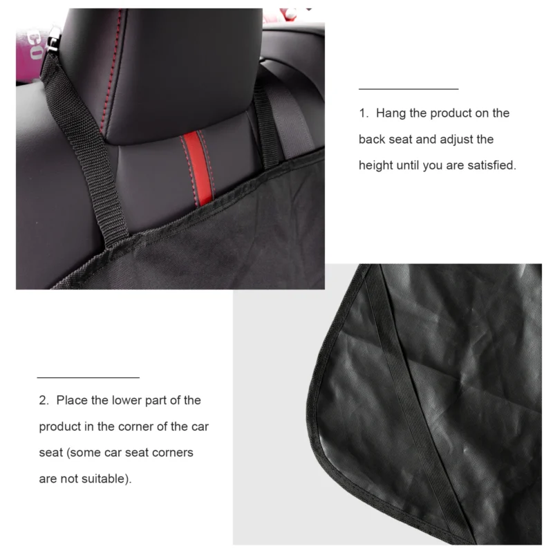 Dog Back Seat Cover Waterproof Pet Carrier Hammock Cushion Nonslip Car Rear Back Mat Protector Pad Travel Accessories Trunk Mat - Image 2