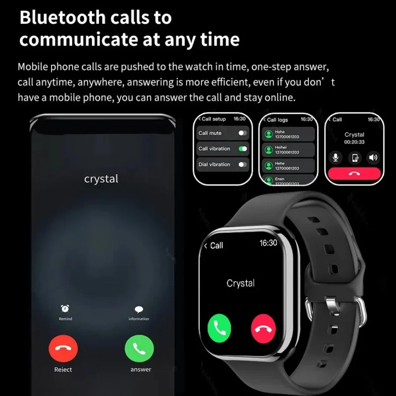 2025 GPS Smart Watch Women Series 10 Screen Bluetooth Call Heart Rate Blood Pressure Men Smartwatch for Apple Watch IWO Watch 9 - Image 2