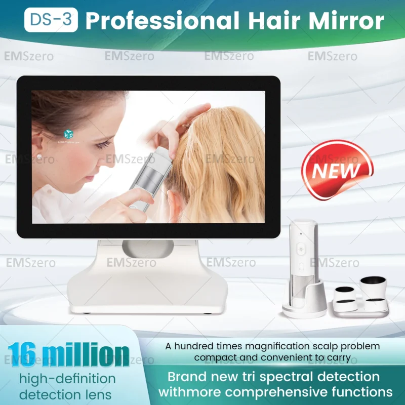 DS-3 Hair Detection Device AI-Powered Follicle Analysis Accurate Hair Growth & Loss Detection Easy for Clinics & Personal Care - Image 2