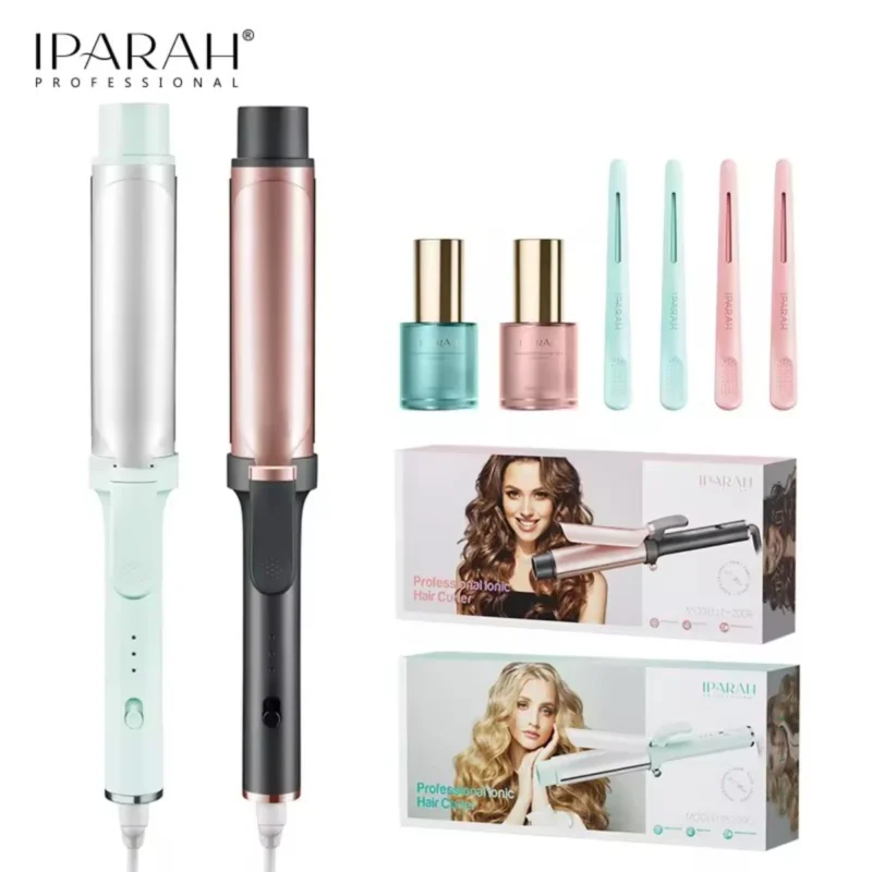 IP Hair Curler Professional Curling Iron Adjustable Curling Iron Electric Hot Hair Brushes Curly Hair Styling Appliances P-200 - Image 2