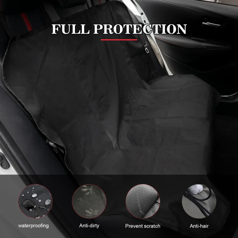 Dog Back Seat Cover Waterproof Pet Carrier Hammock Cushion Nonslip Car Rear Back Mat Protector Pad Travel Accessories Trunk Mat - Image 5
