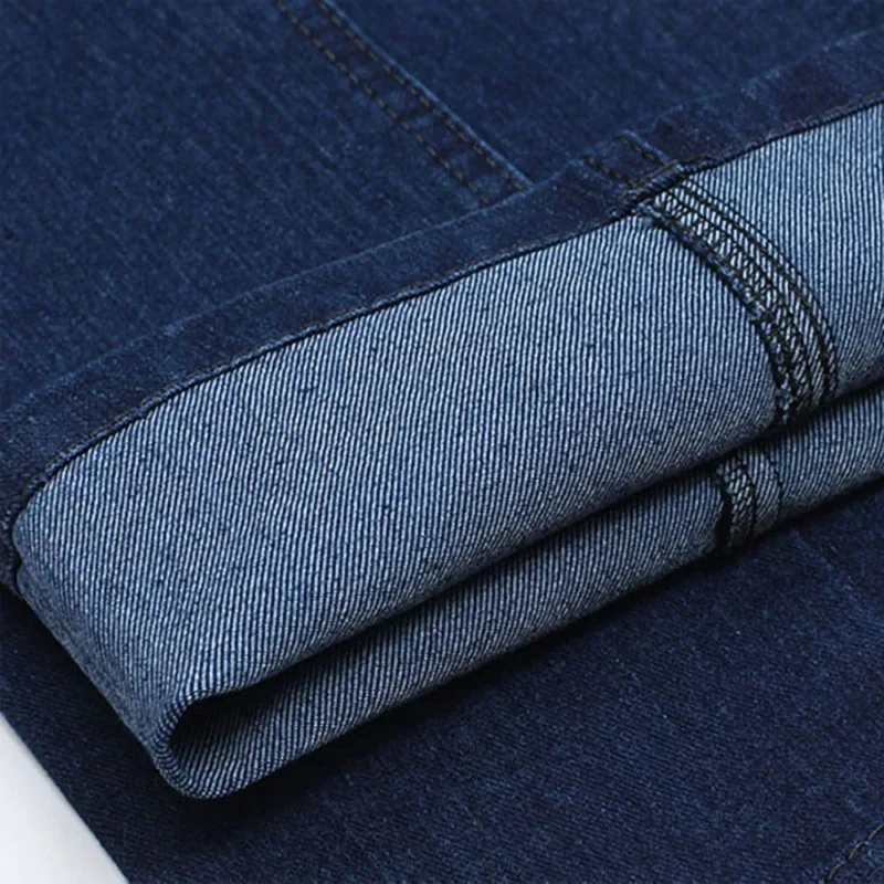 New Arrival Stretch Jeans for Men Spring Autumn Male Casual High Quality Cotton Regular Fit Denim Pants Dark Blue Baggy Trousers - Image 6