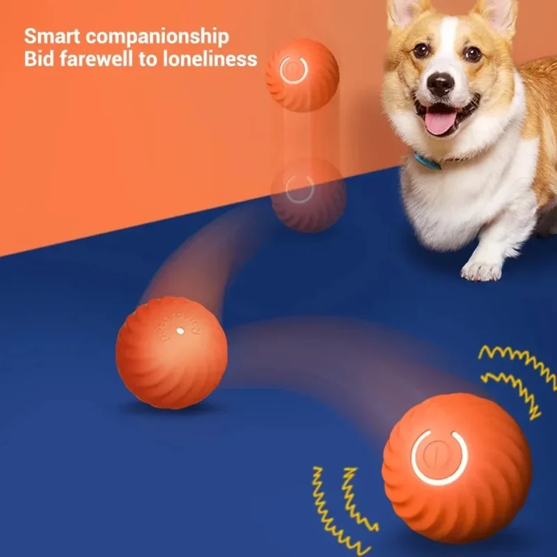 Intelligent dog toy ball automatic electronic interactive training pet toy sports ball rechargeable(including shell replacement） - Image 2