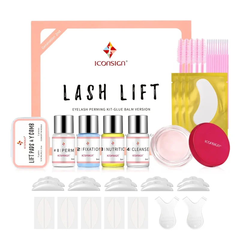 ICONSIGN Glue Balm Lash Lift Kit Eyelash Perming Enhancer Curling Eye Lash Lifting For 30 to 45 Days Make Up Tools