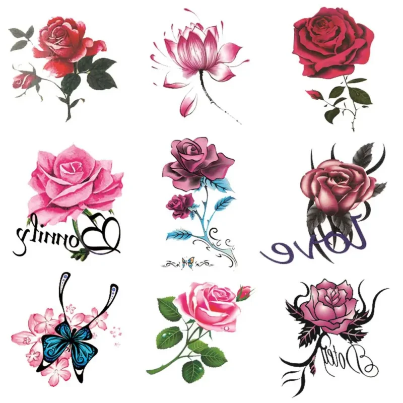 Fashion Butterfly Women Tattoos Body Art Stickers Waterproof Tattoo Stickers Temporary - Image 3