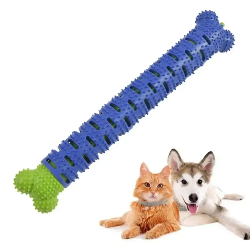 Dog Tooth Grinding Stick Food Grade Cleaning Massager Rubber Tooth Brush Chewing Toy Teeth Cleaning Pet with Slight Bite Force - Image 4