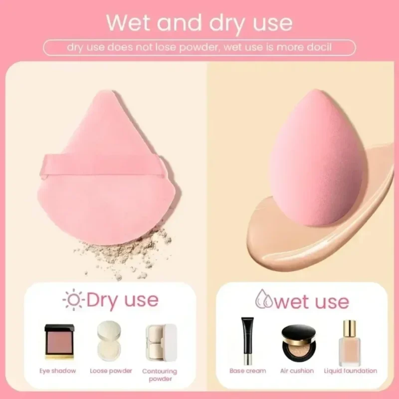 14Pcs Makeup Sponge Blender Beauty Egg with Storage Bottle Cosmetic Puff Foundation Sponges Powder Puffs Make Up Accessories - Image 4