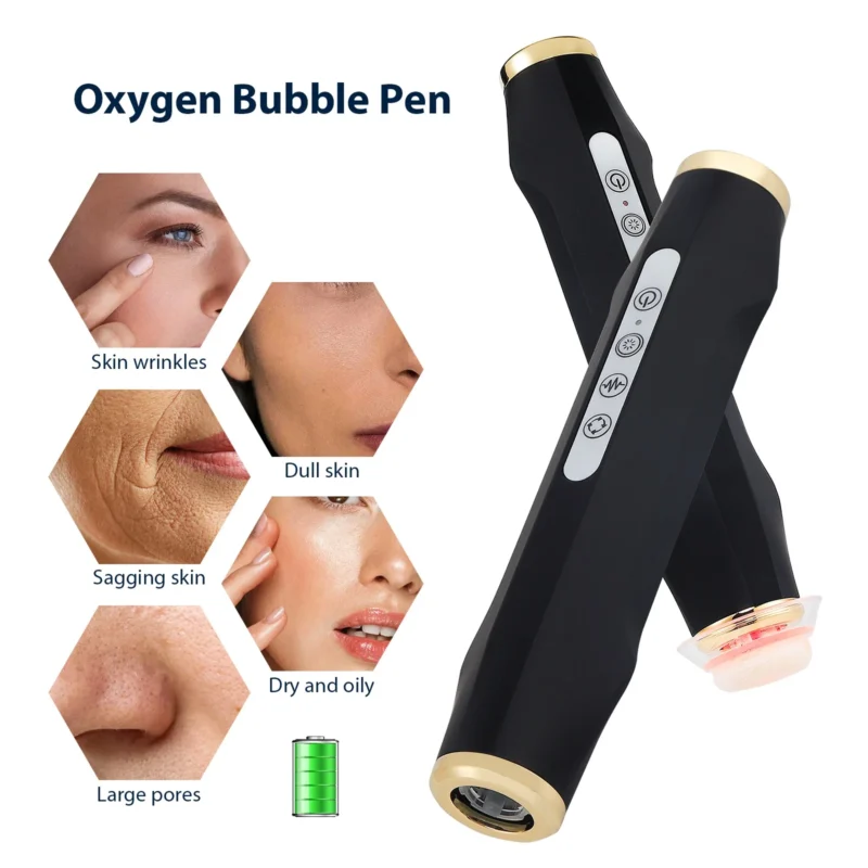 Facial CO2 Oxygen Bubble Pen Skin Care Beauty Meter Oxygen Balancing Device Home SPA Skin Care Tool